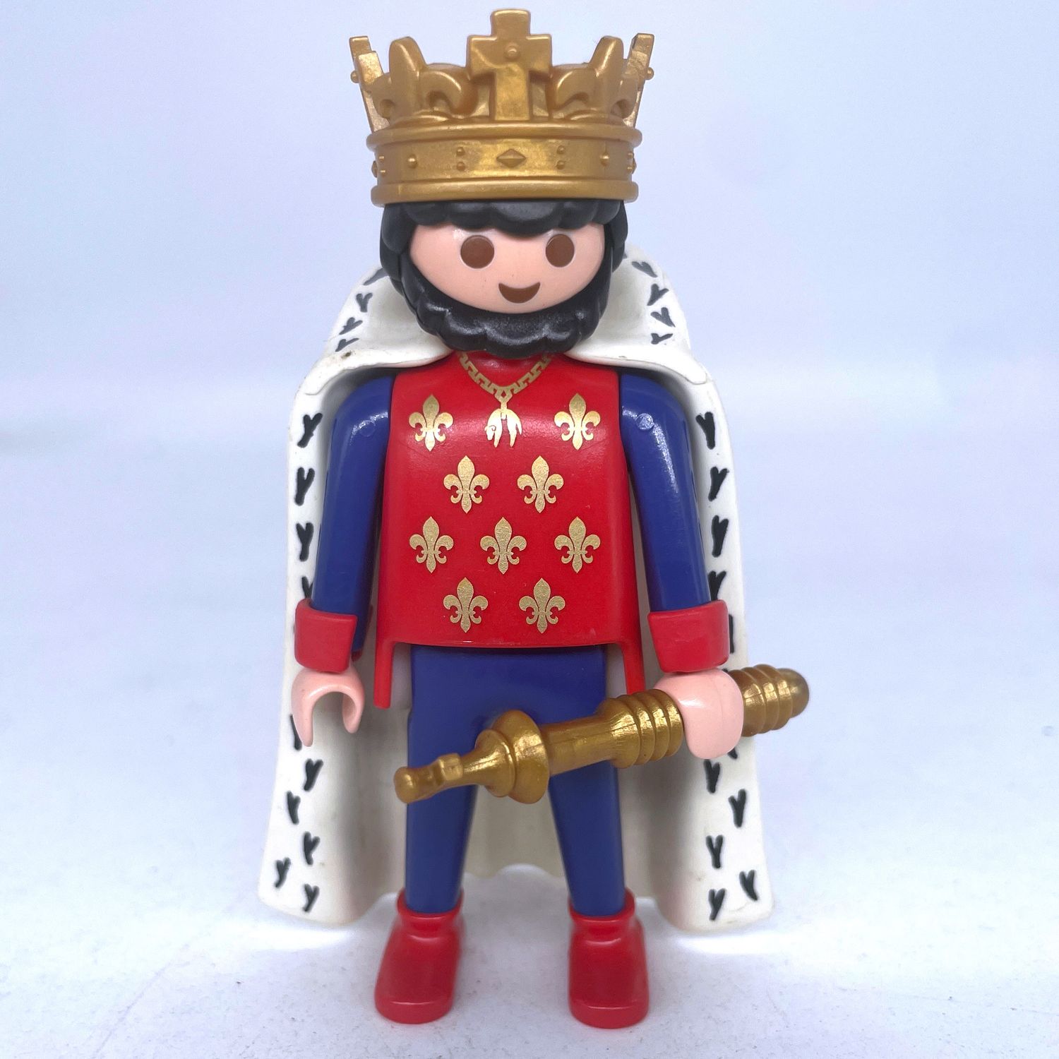 playmobil roi lys rouge