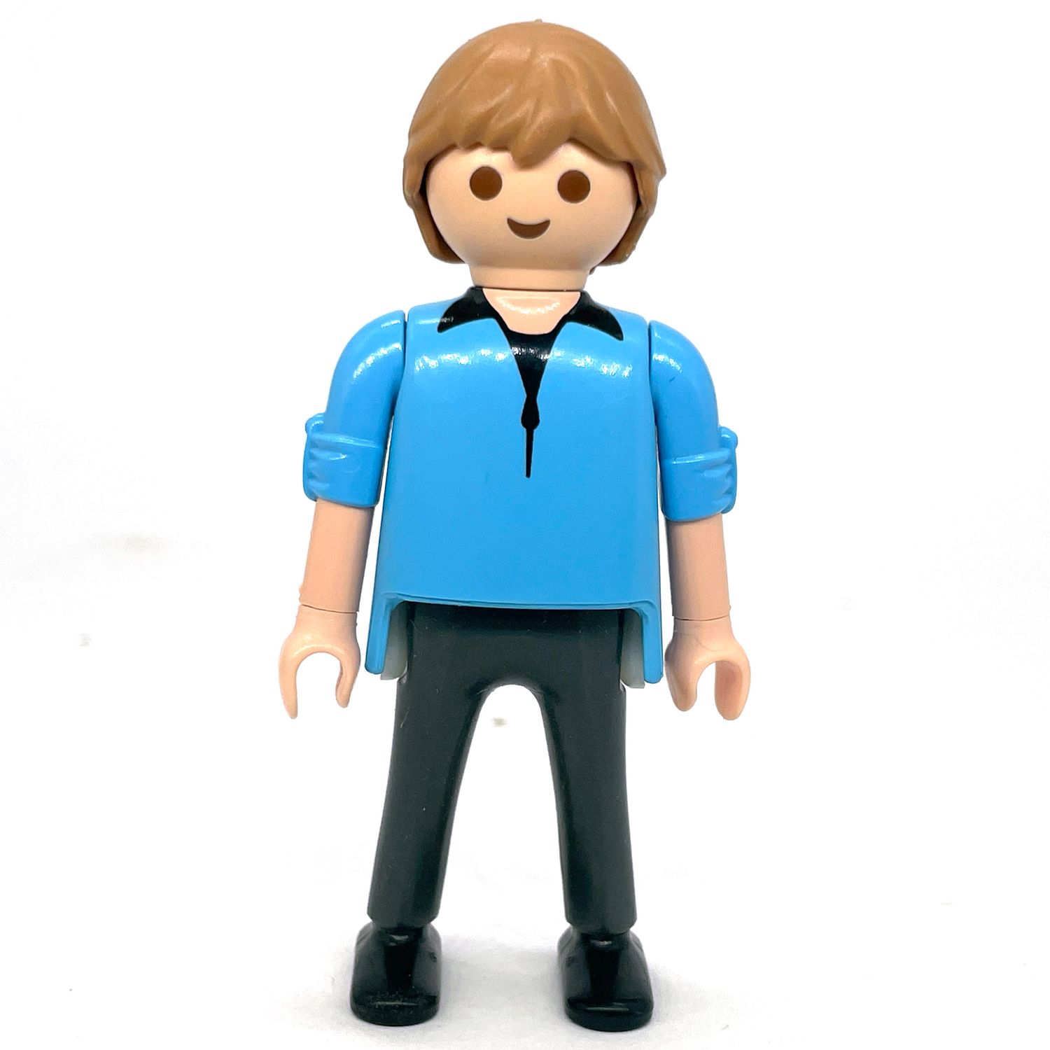 playmobil homme city polo bleu