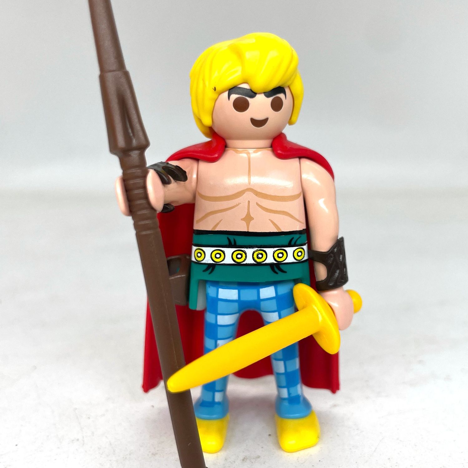 playmobil guerrier gaulois blond