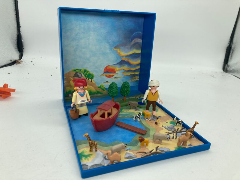 Playmobil coffret enfants noé aimanté