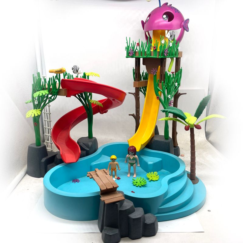 playmobil grande piscine jeux