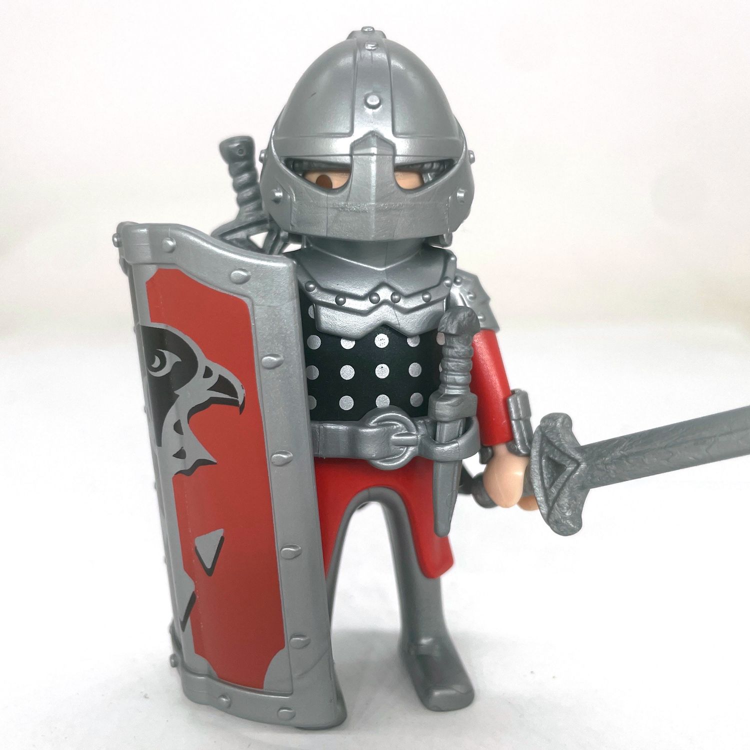 playmobil chevalier rouge