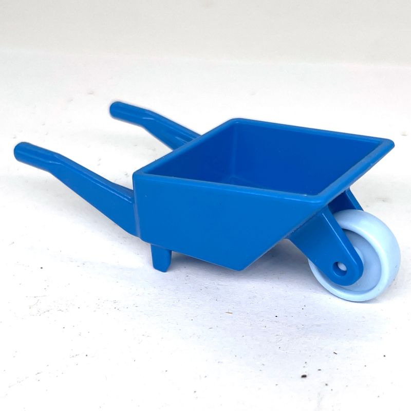 Playmobil brouette bleu enfant