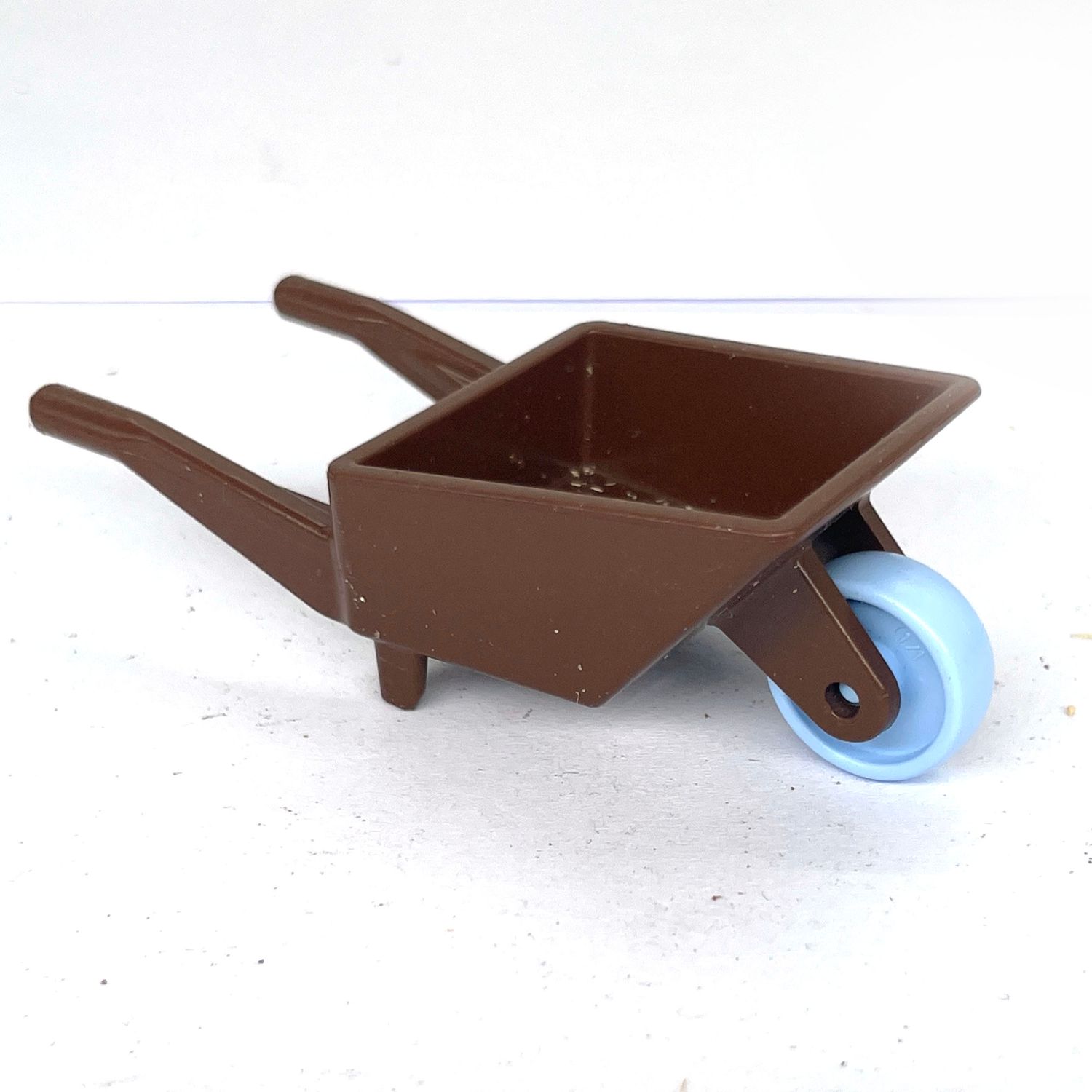 Playmobil brouette enfant marron