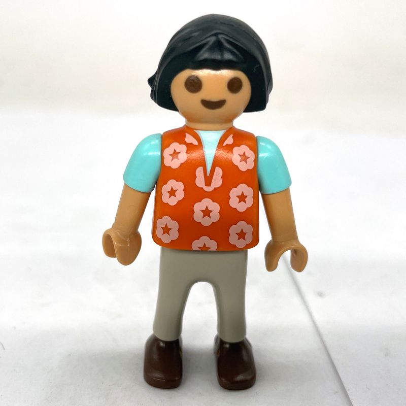 playmobil enfant fillette fleur