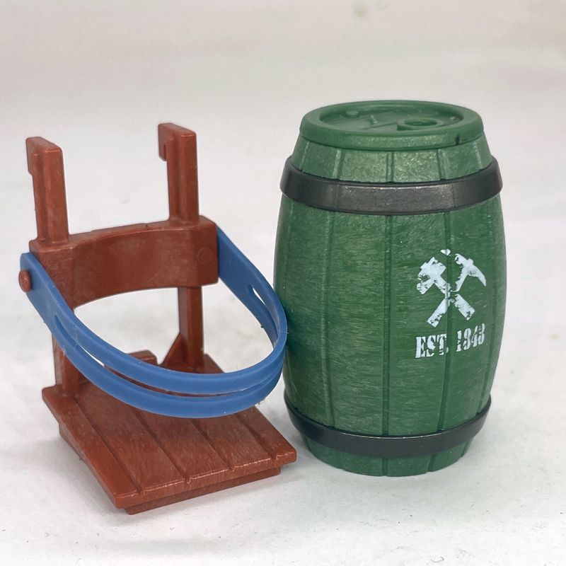 Playmobil tonneau sur support chariot Playmobil tonneau sur support chariot