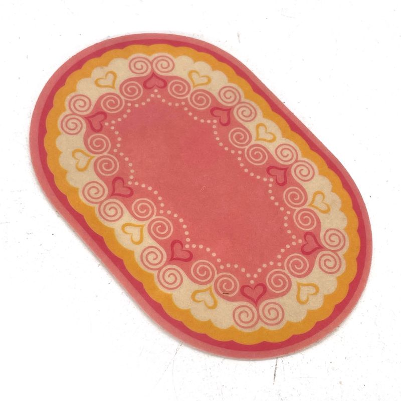 playmobil tapis ovale orange