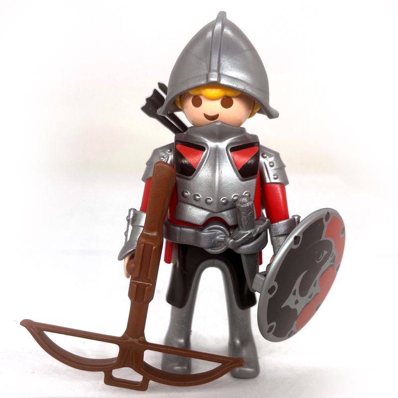 playmobil chevalier aigle rouge