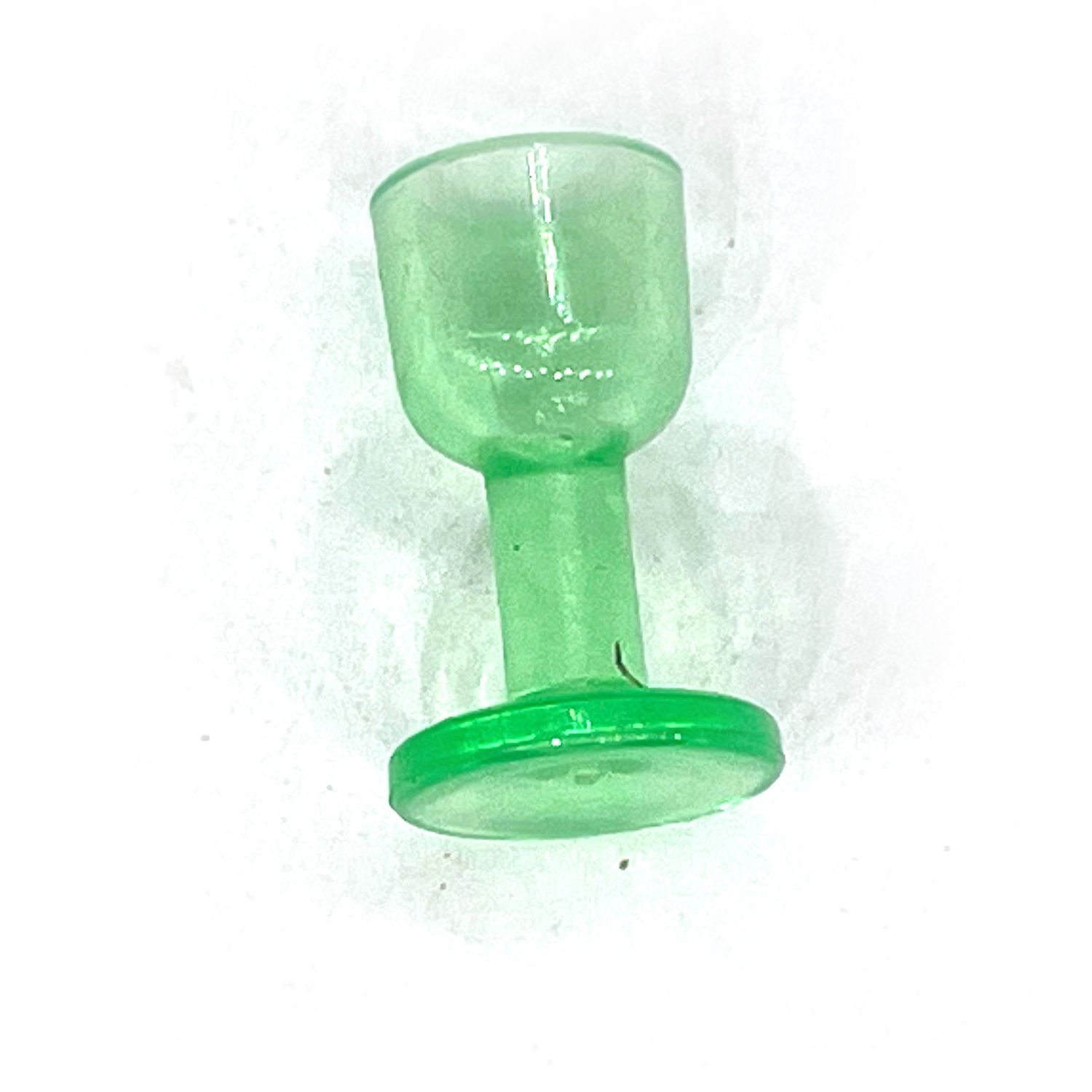 playmobil verre transparent vert