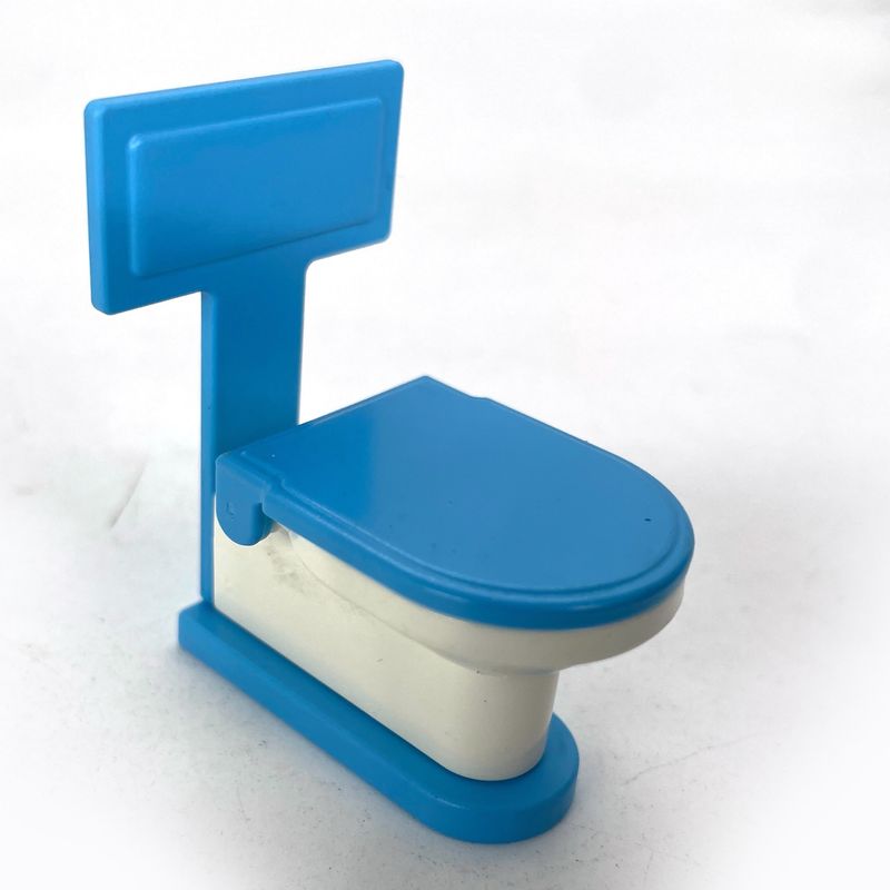 playmobil wc toilette turquoise