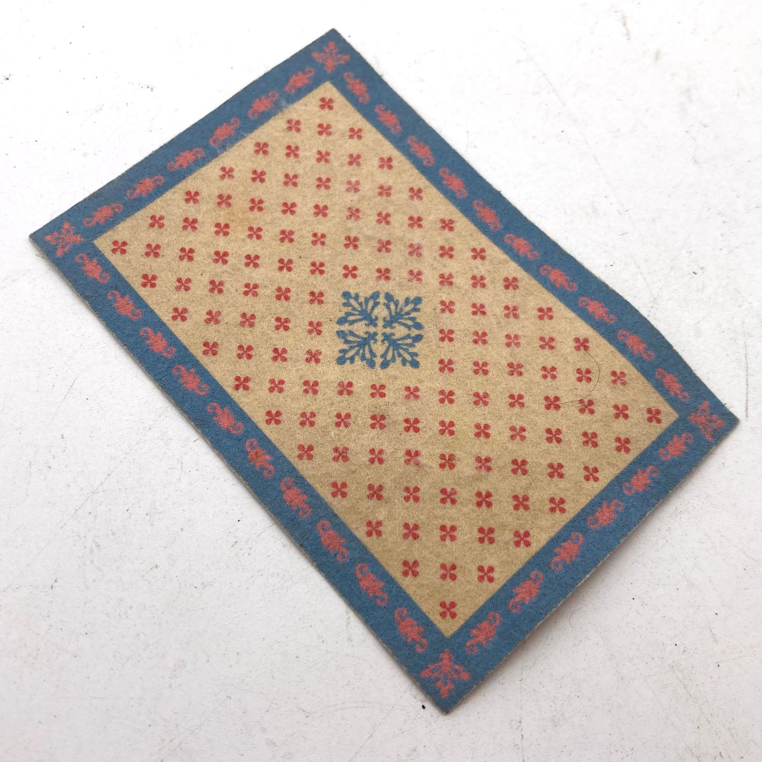 Playmobil tapis bordure bleu