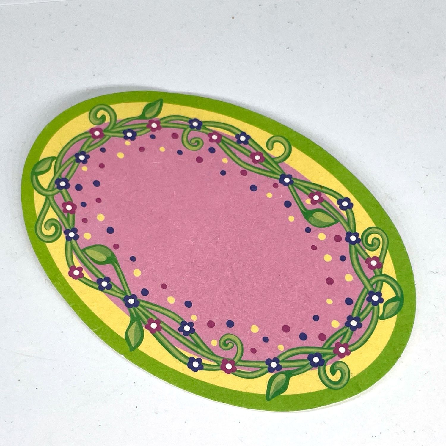 playmobil tapis ovale rose vert