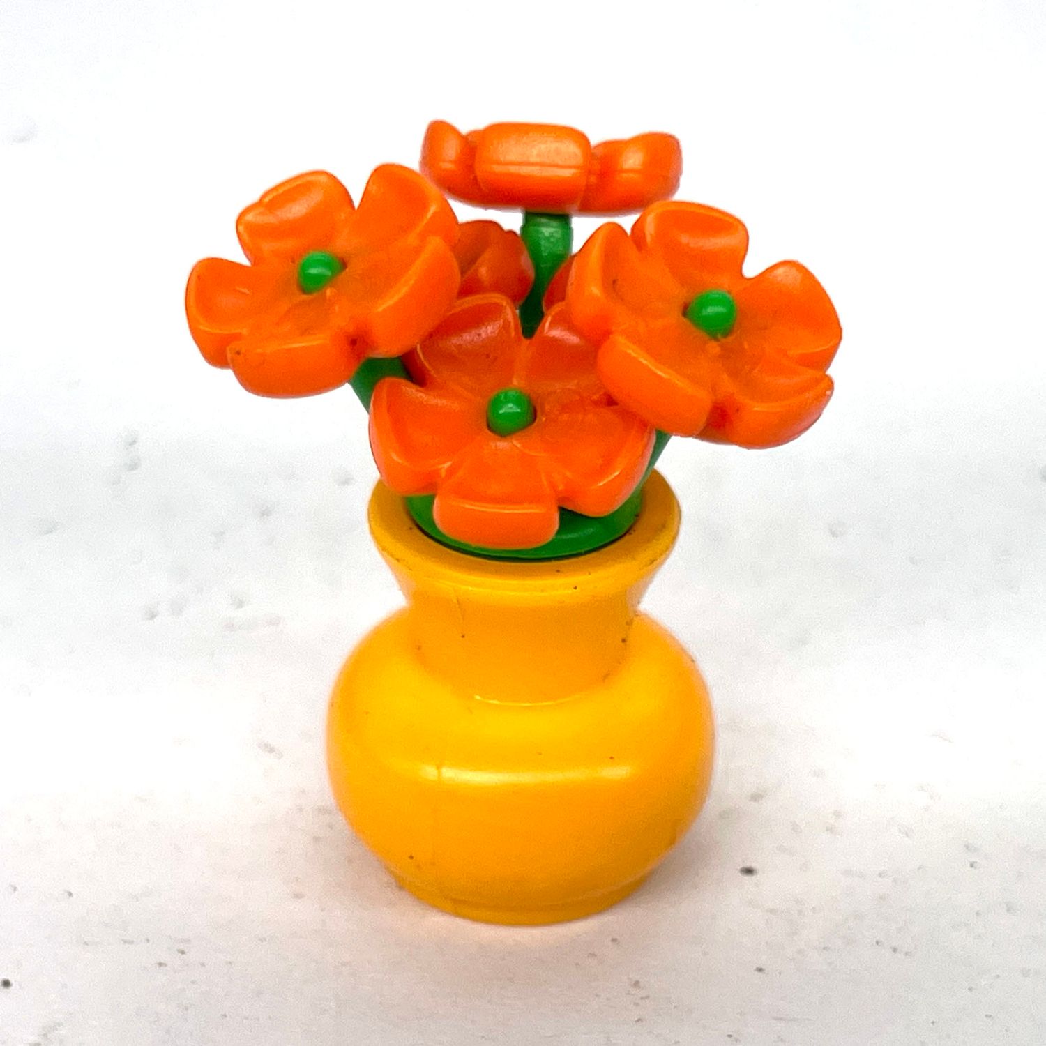 Playmobil bouquet vase orange