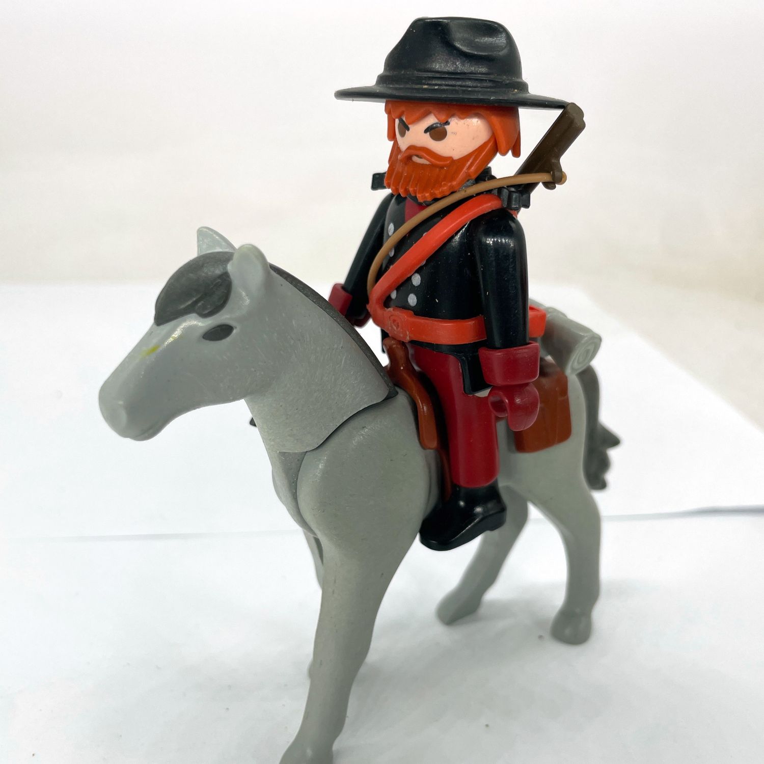 Playmobil cowboy officier noir