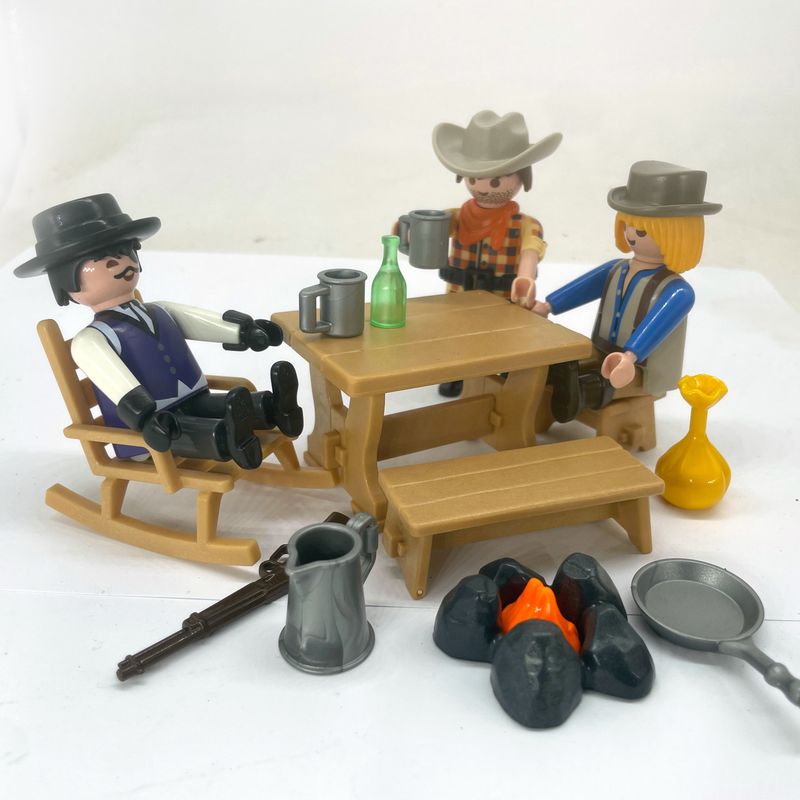 Playmobil cowboy table western