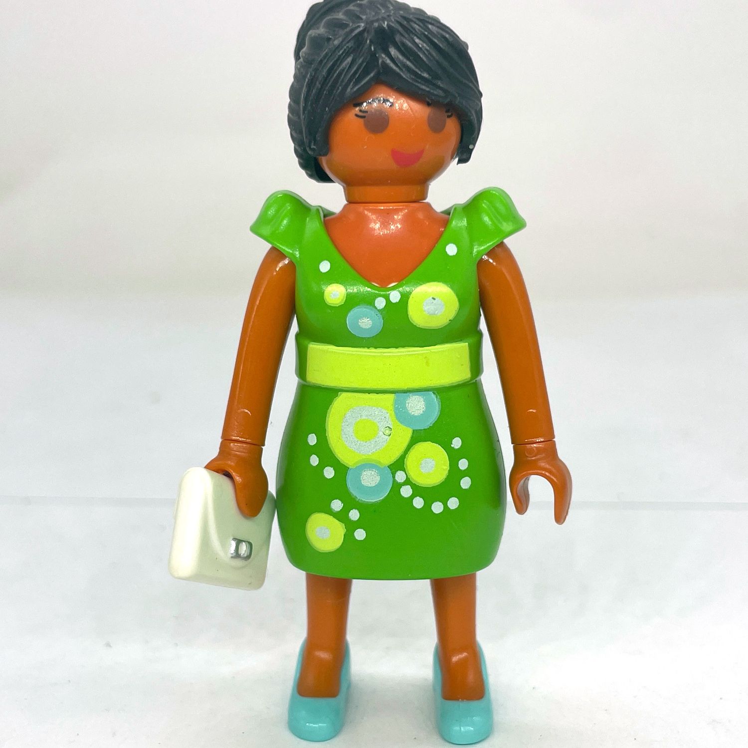 playmobil dame city robe verte