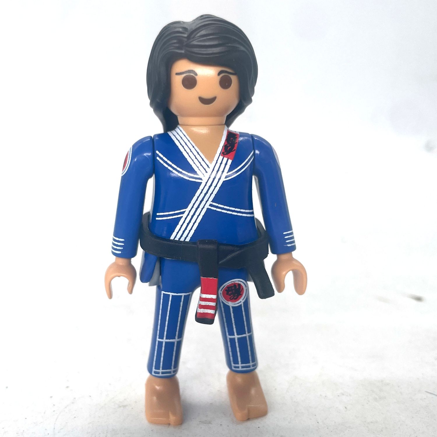 Playmobil femme judoka bleue