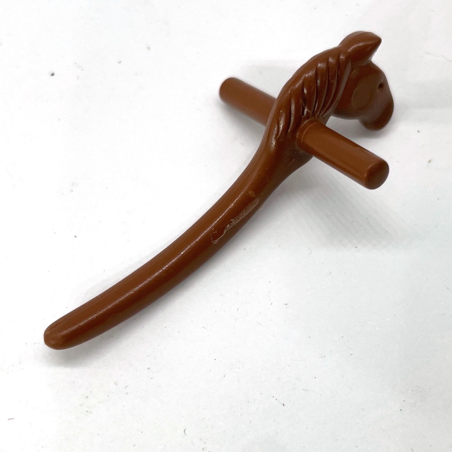 Playmobil jouet cheval marron