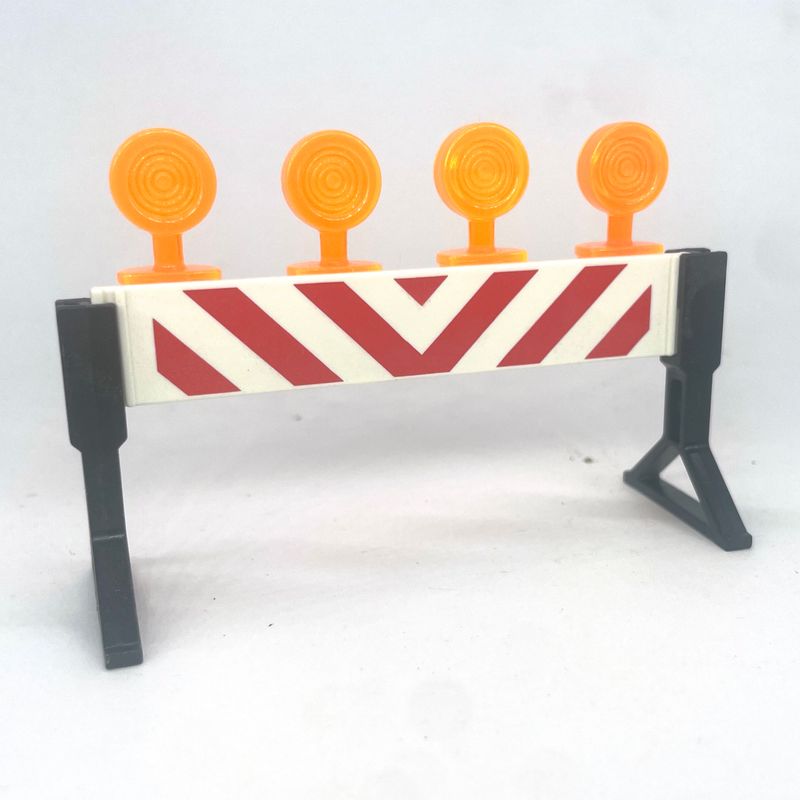 playmobil barrière travaux