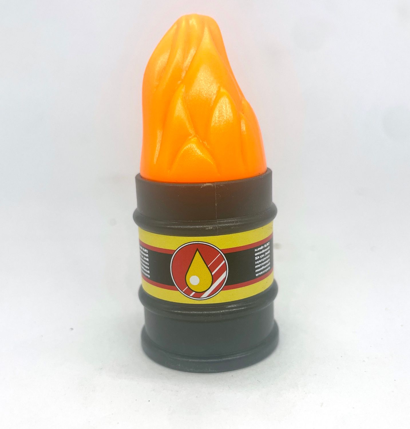 playmobil barril bidon en feu