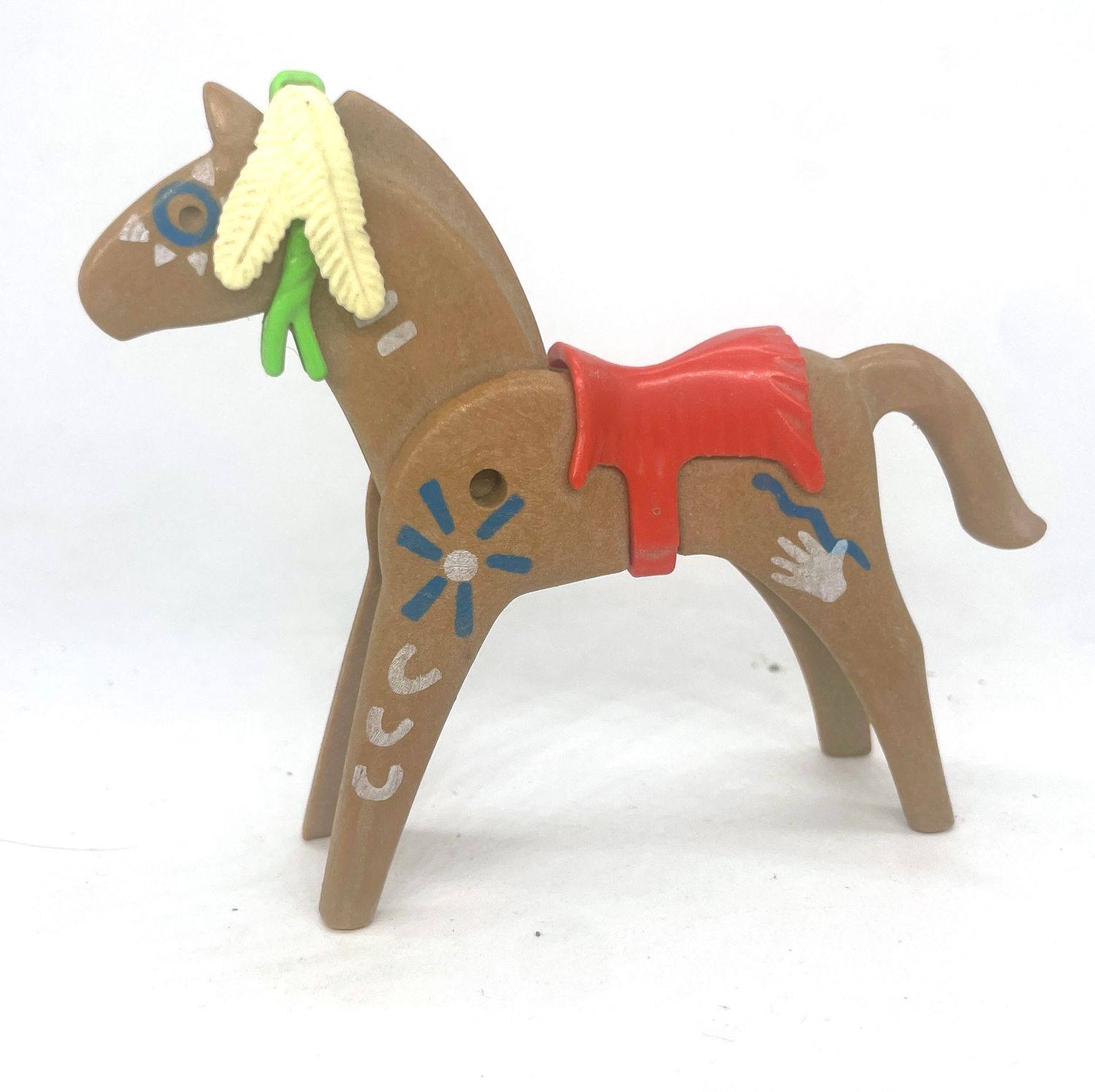 playmobil cheval indien marron