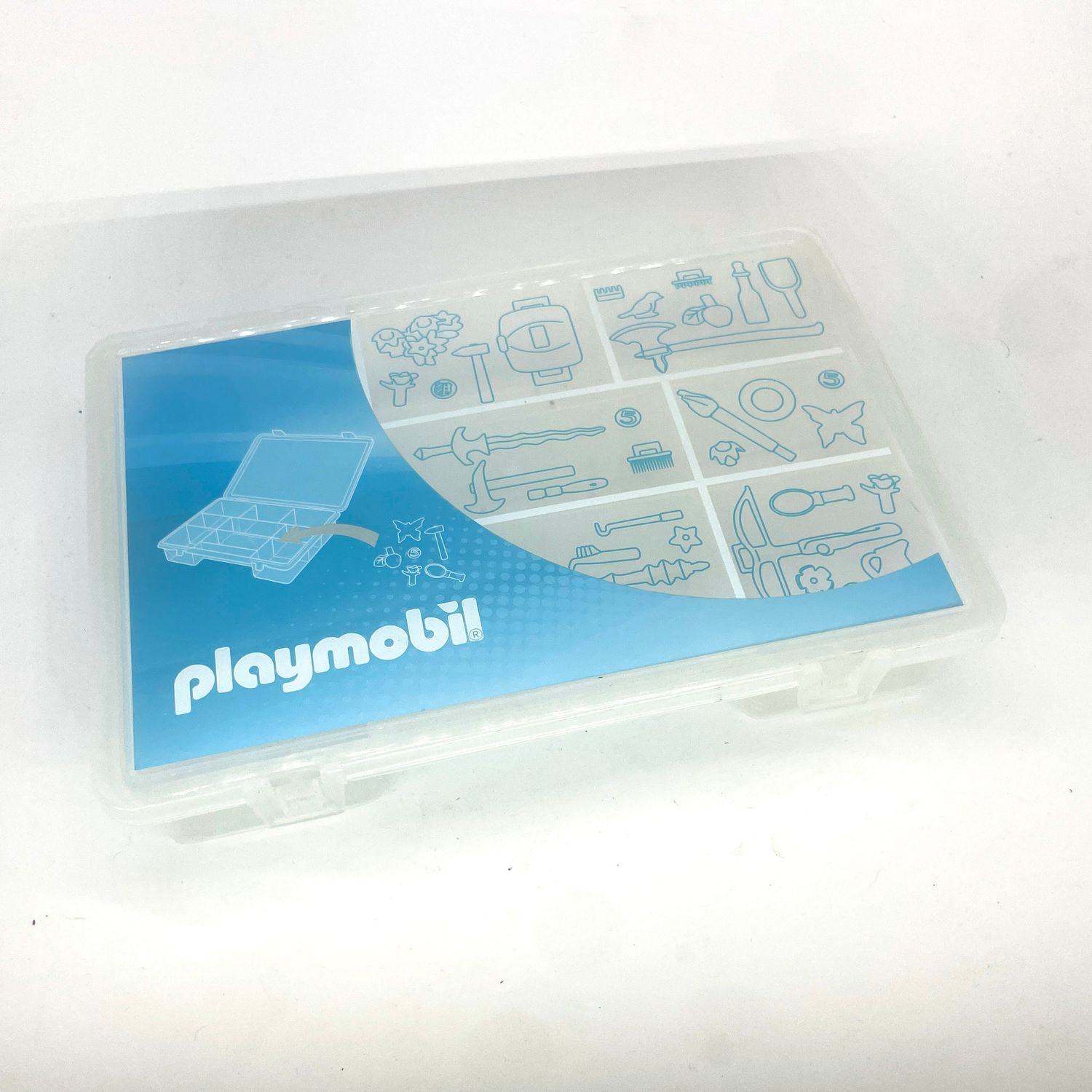 playmobil boite accessoires transparente