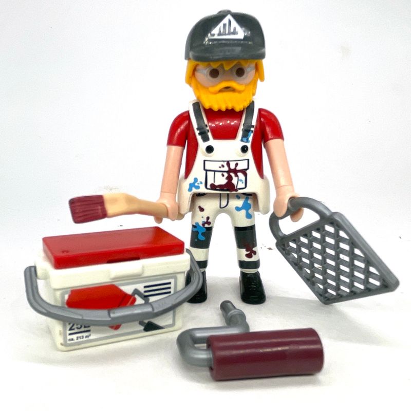 playmobil peintre en bâtiment