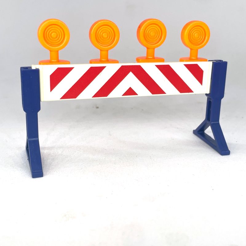 playmobil barrière travaux