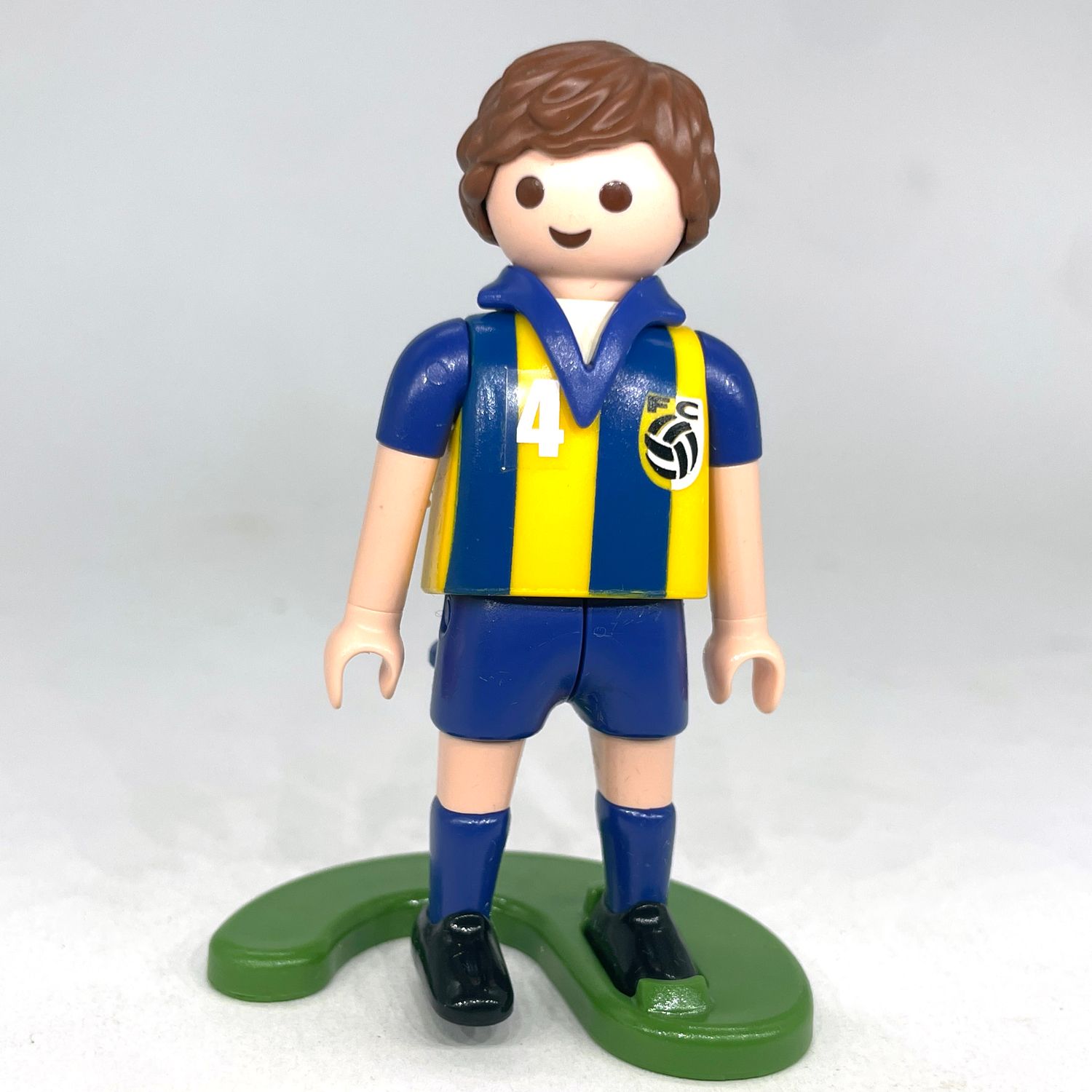 playmobil footballeur bleu jaune 2