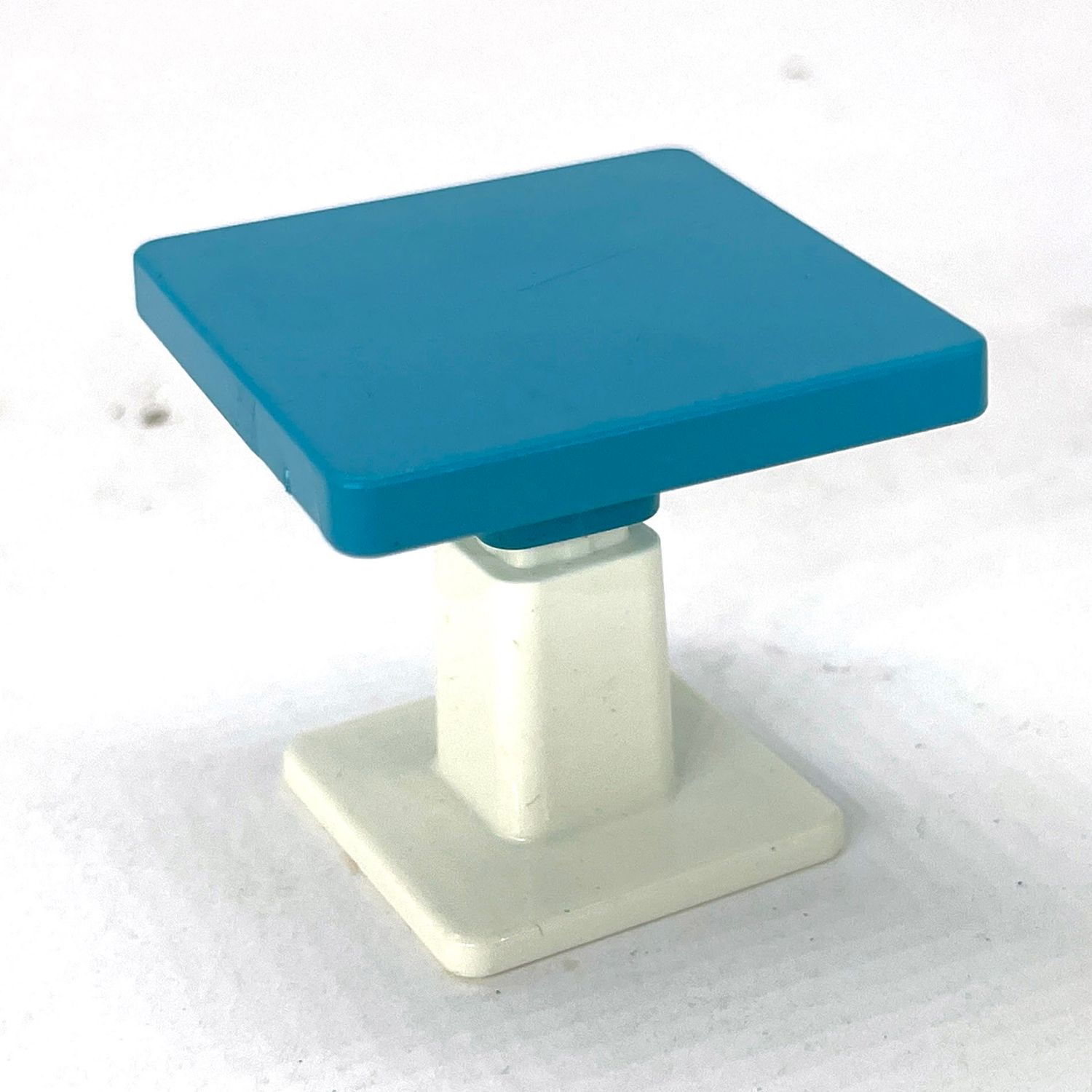playmobil petite table carré turquoise