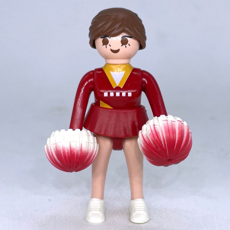 playmobil pom pom girl châtain