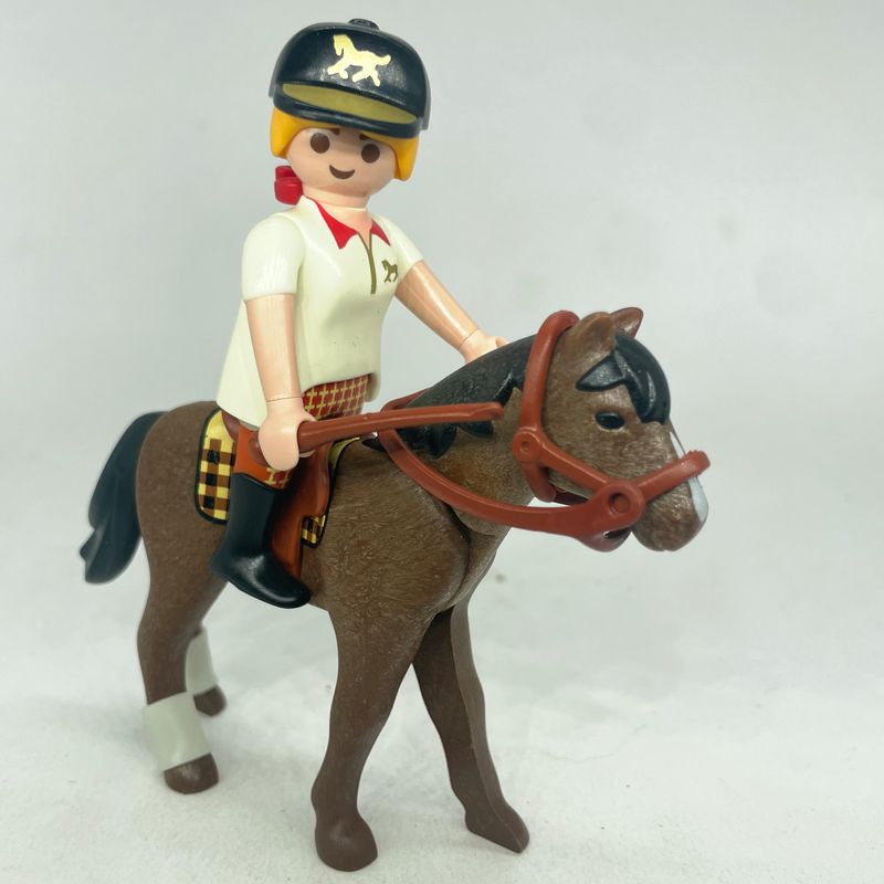 Playmobil cavalière équitation 2