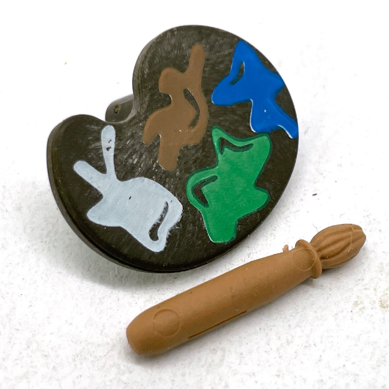 Playmobil palette peinture et pinceau