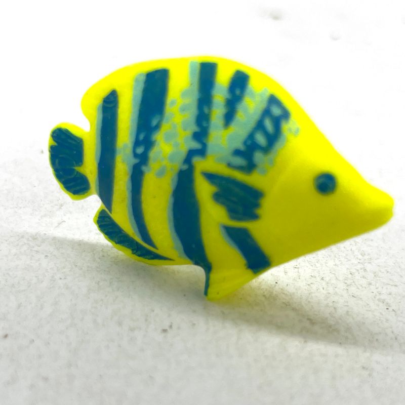 Playmobil poisson jaune fluo