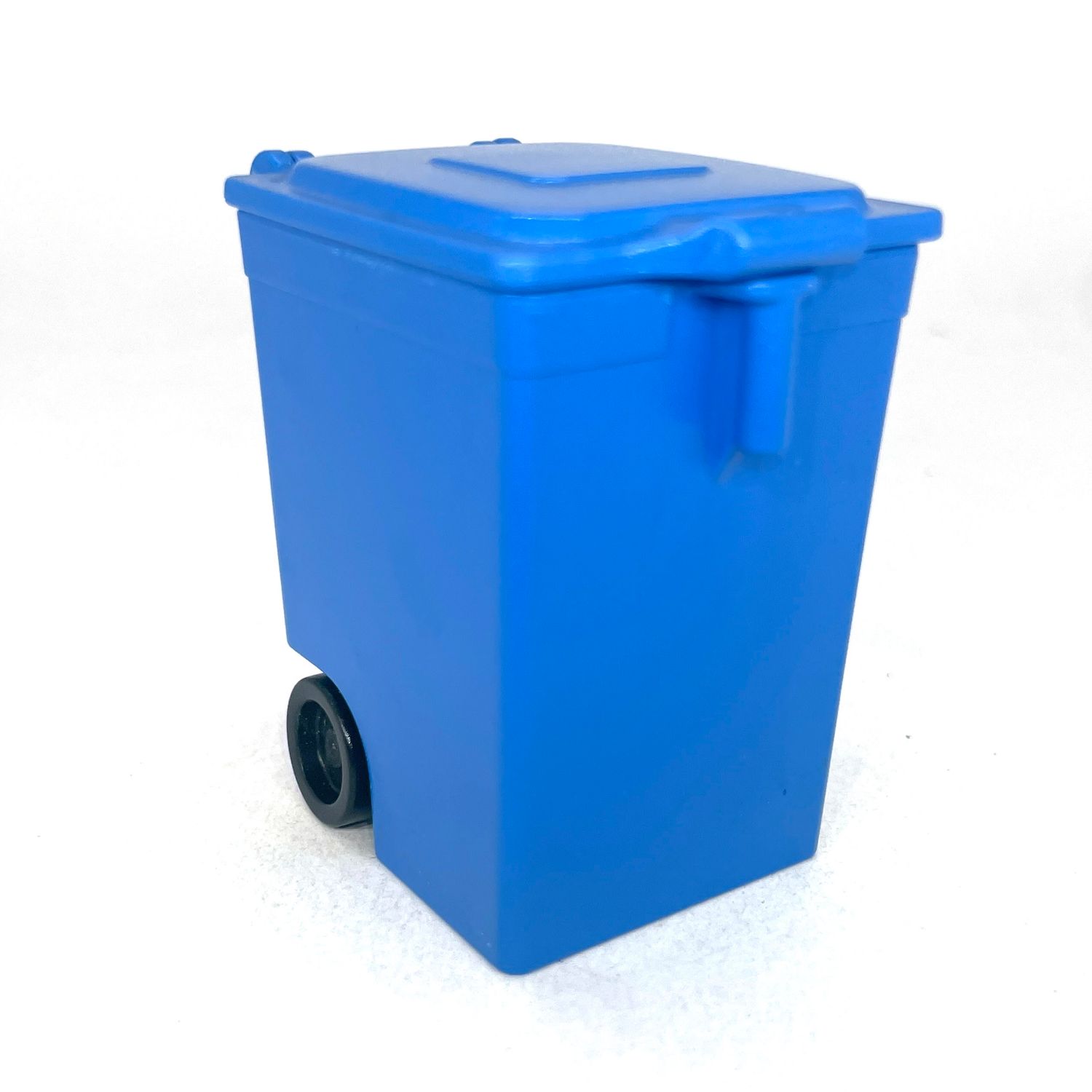 Playmobil poubelle bleu