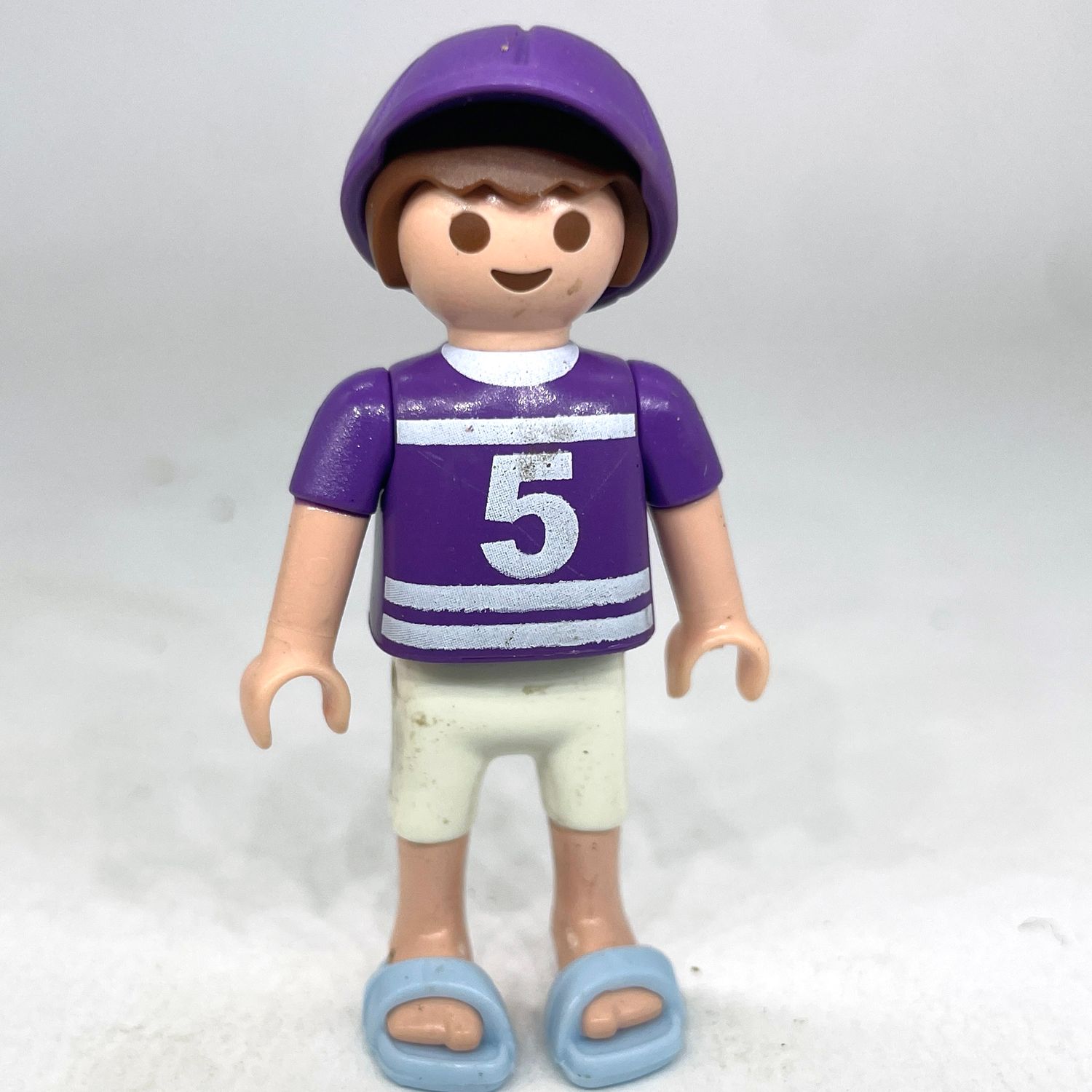 Playmobil enfant sportif violet