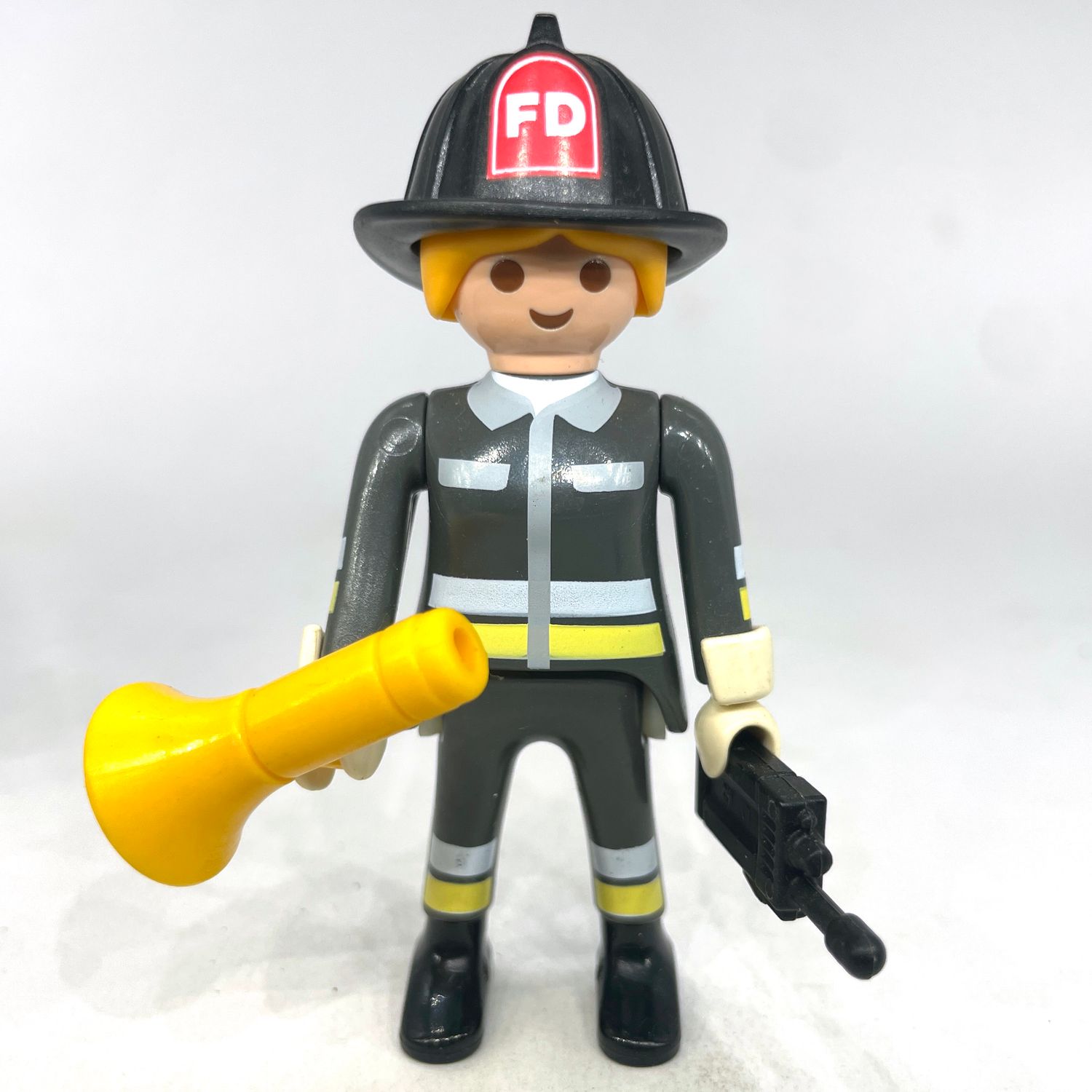 Playmobil pompier américaine grise