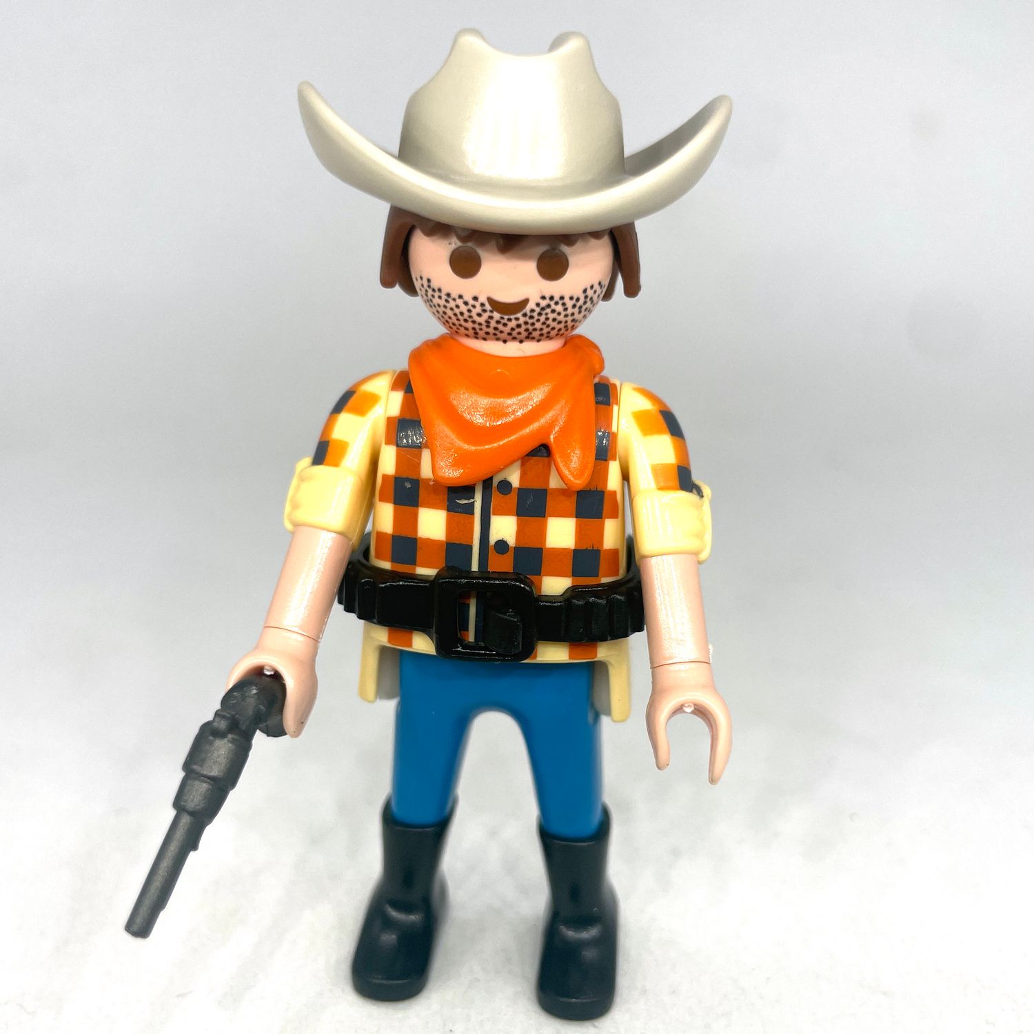 Playmobil cowboy beige damier
