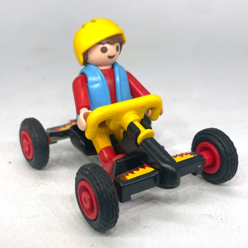 Playmobil voiture à pédale noire