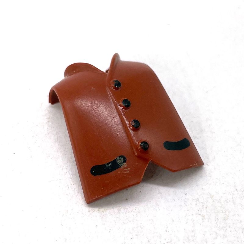 playmobil gilet plastron marron