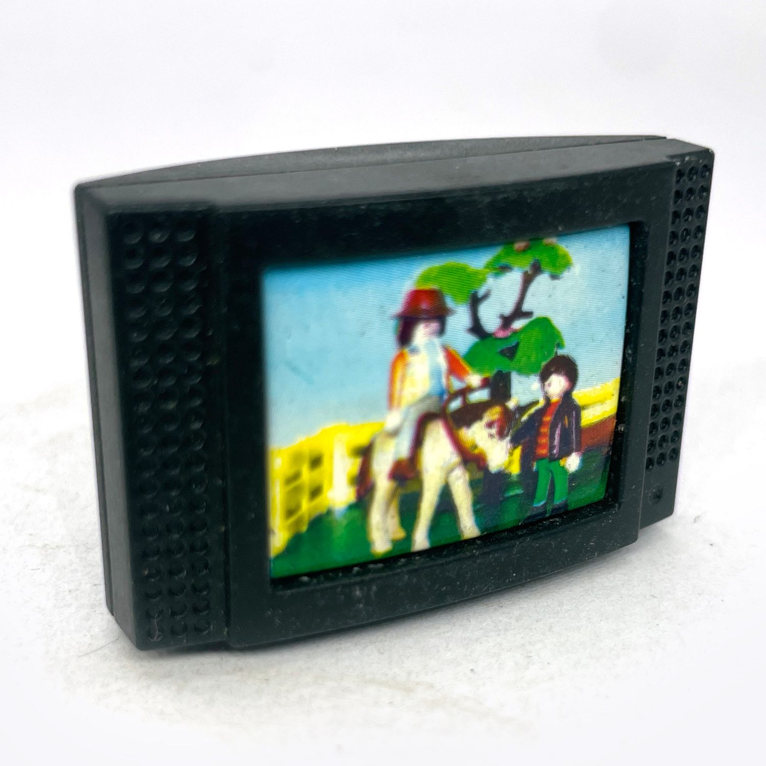playmobil télévision tv poney