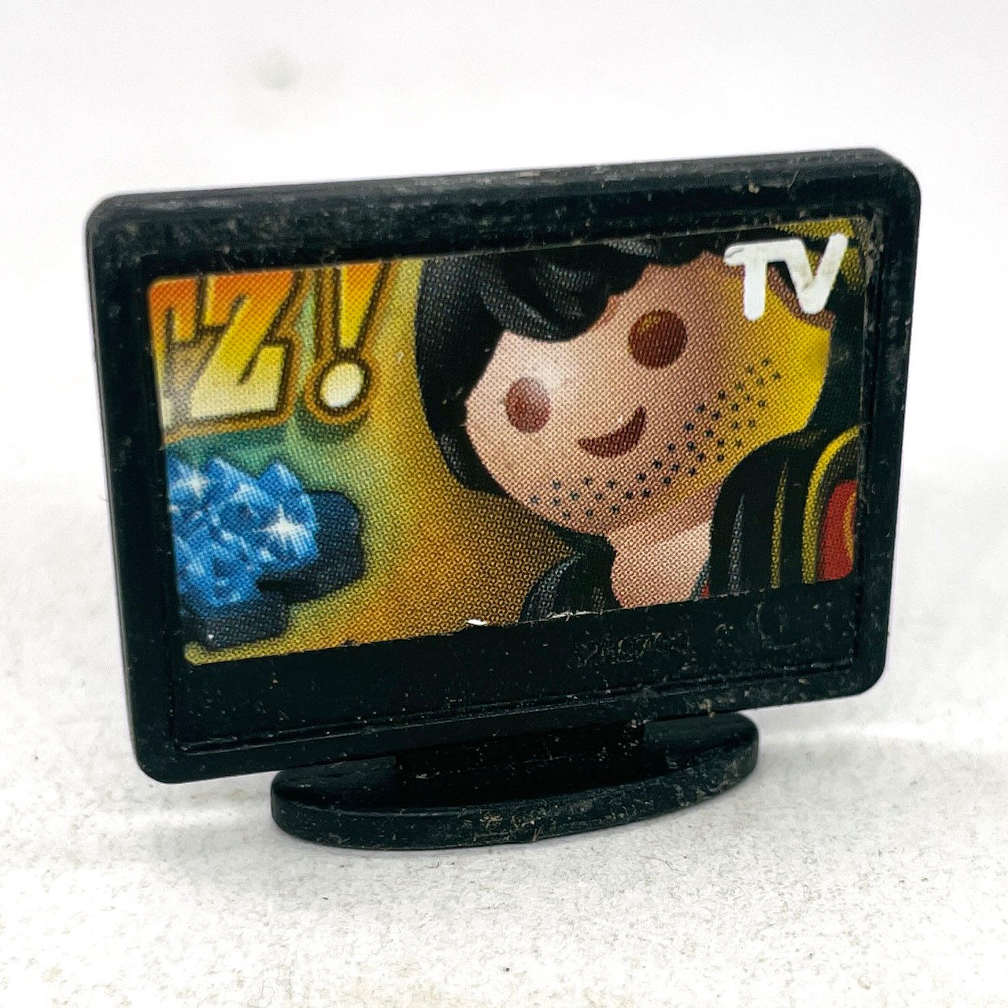 playmobil télévision écran tête