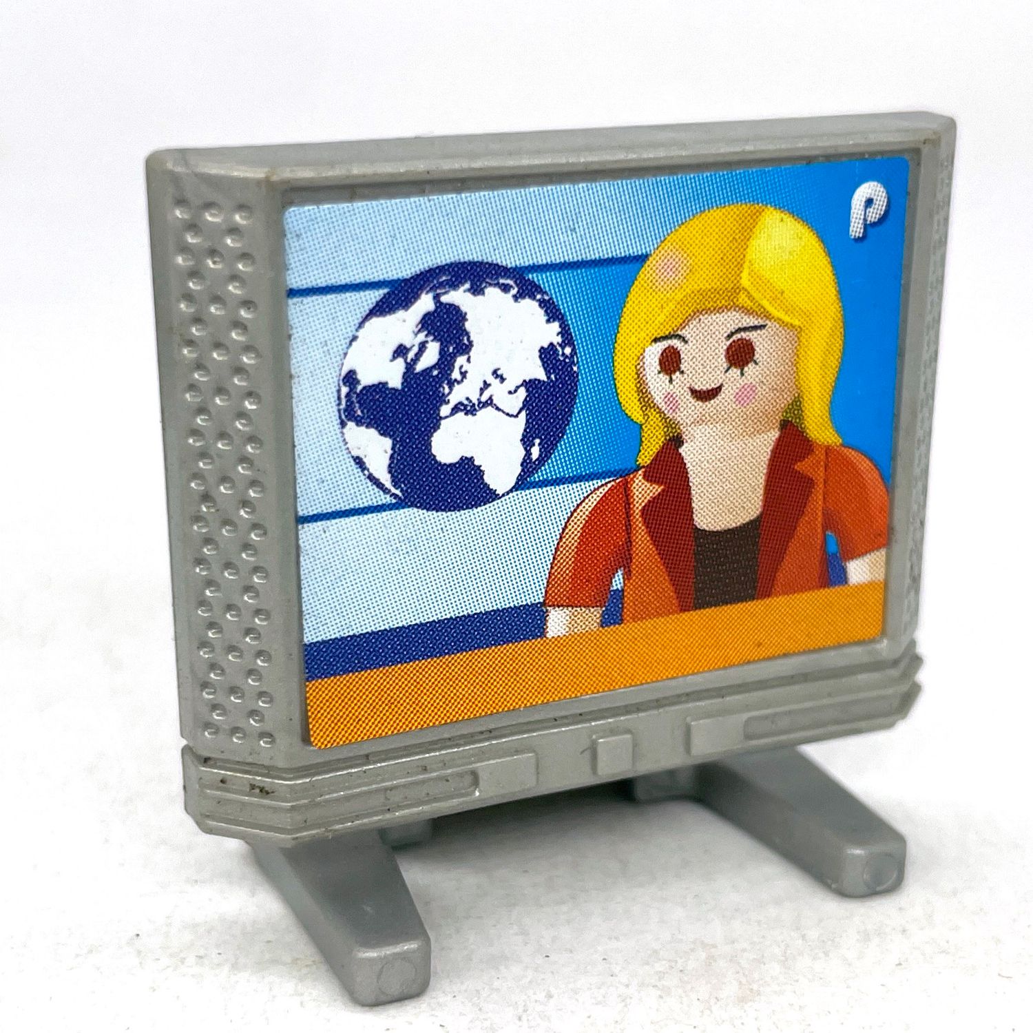 playmobil télévision tv journal