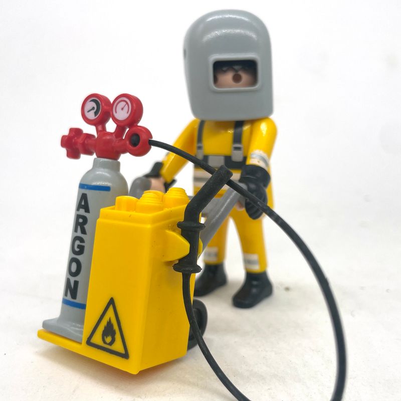 playmobil ouvrier soudeur