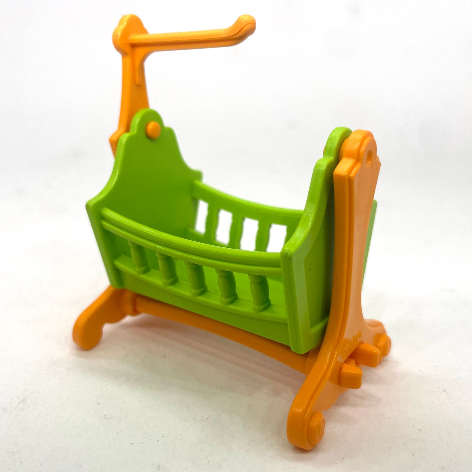 playmobil berceau vert orange