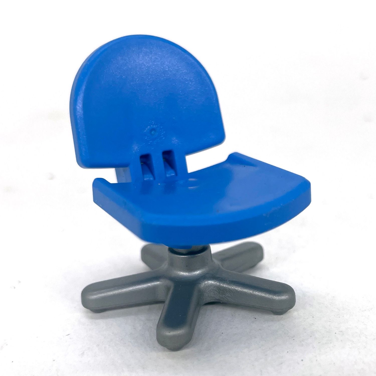 playmobil fauteuil de bureau bleu