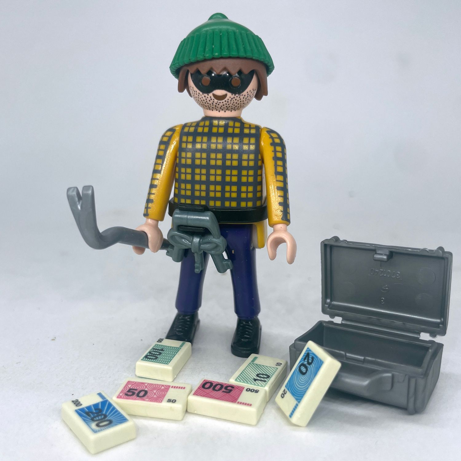 playmobil bandit cambrioleur ocre