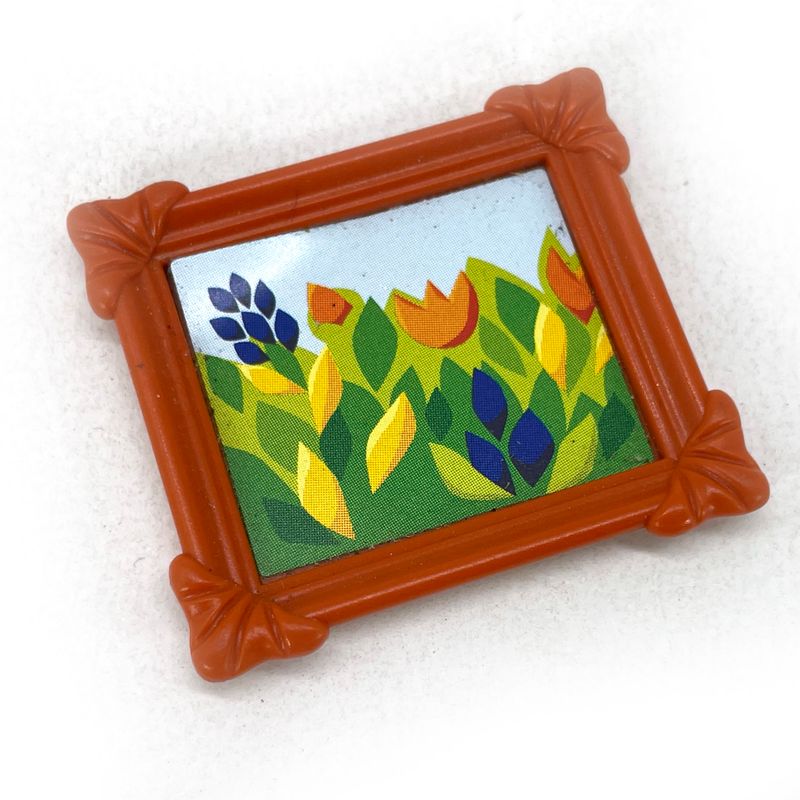 playmobil tableau cadre fleurs