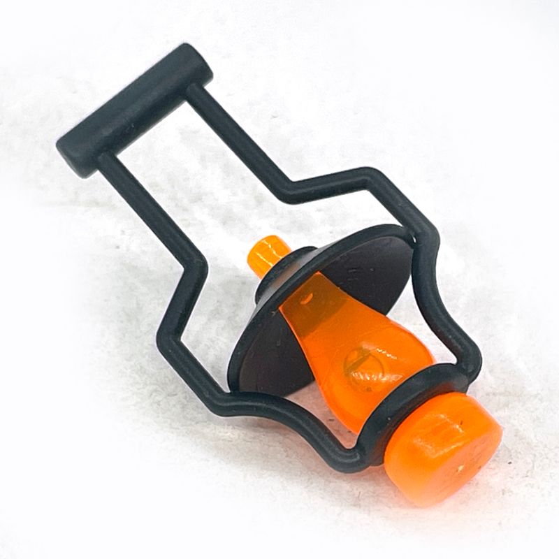 playmobil lampe à pétrole noir