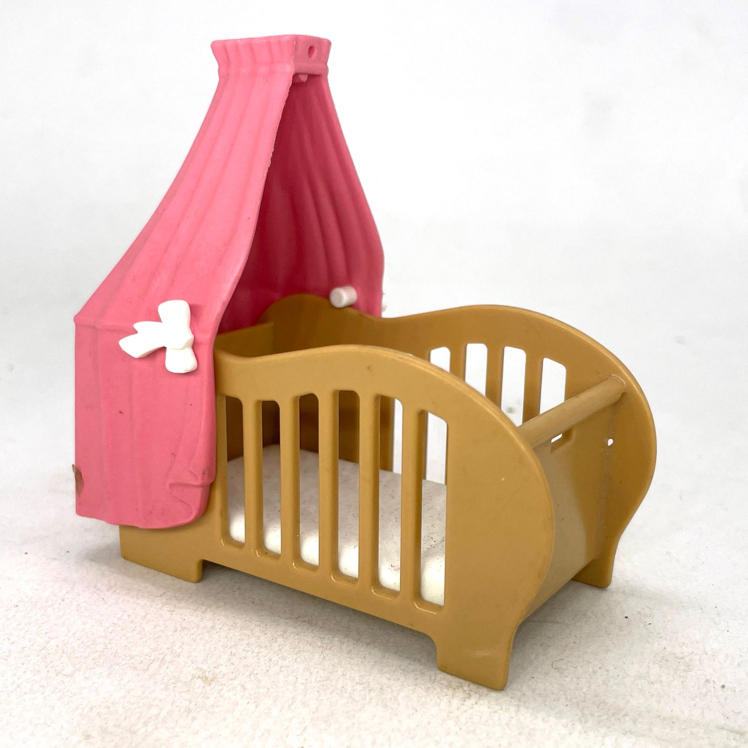 playmobil berceau beige